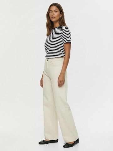 Everly Wide leg Τζιν σε μπεζ