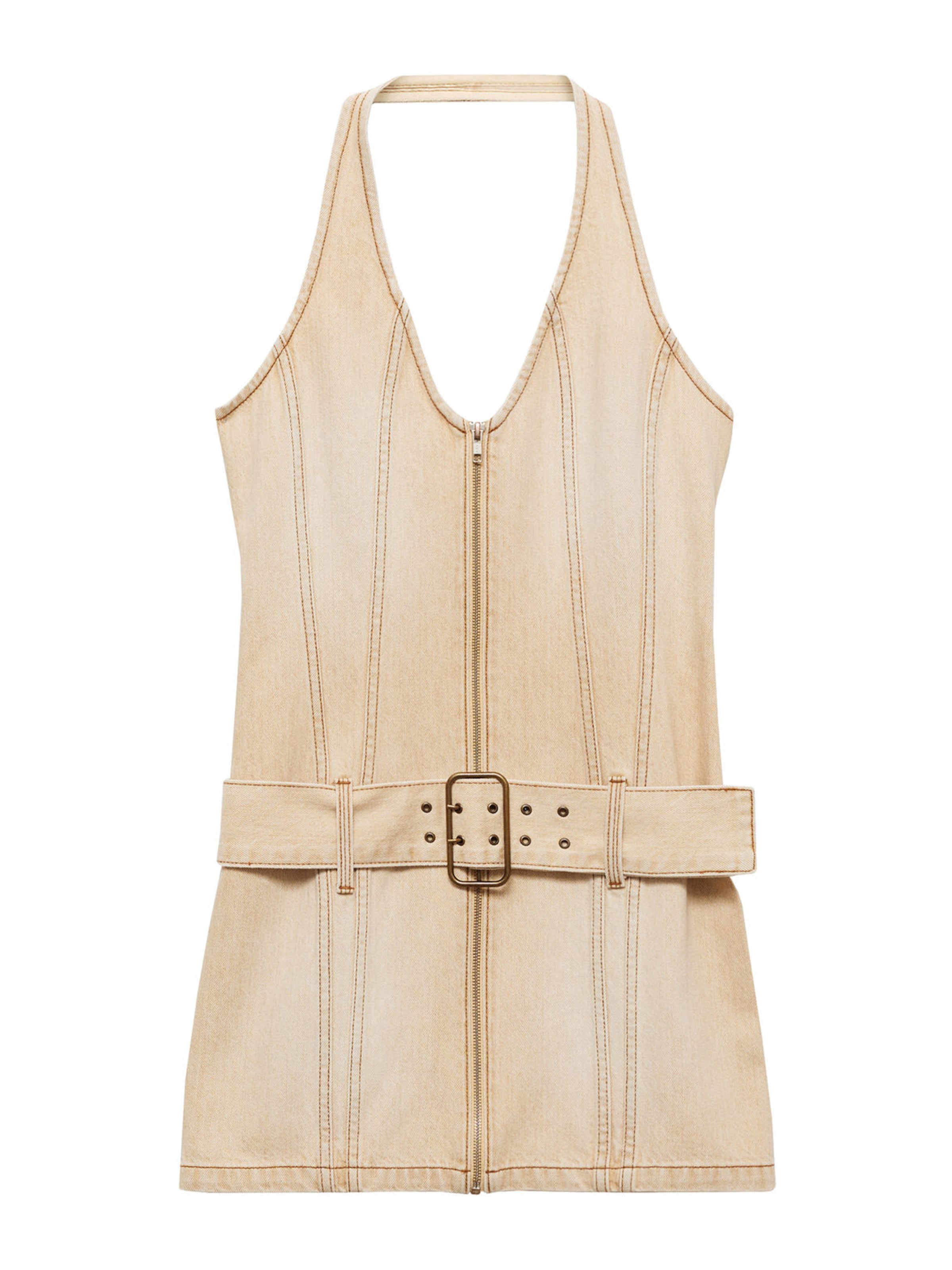 MANGO Рокля 'Jamie' в кафяво: отпред