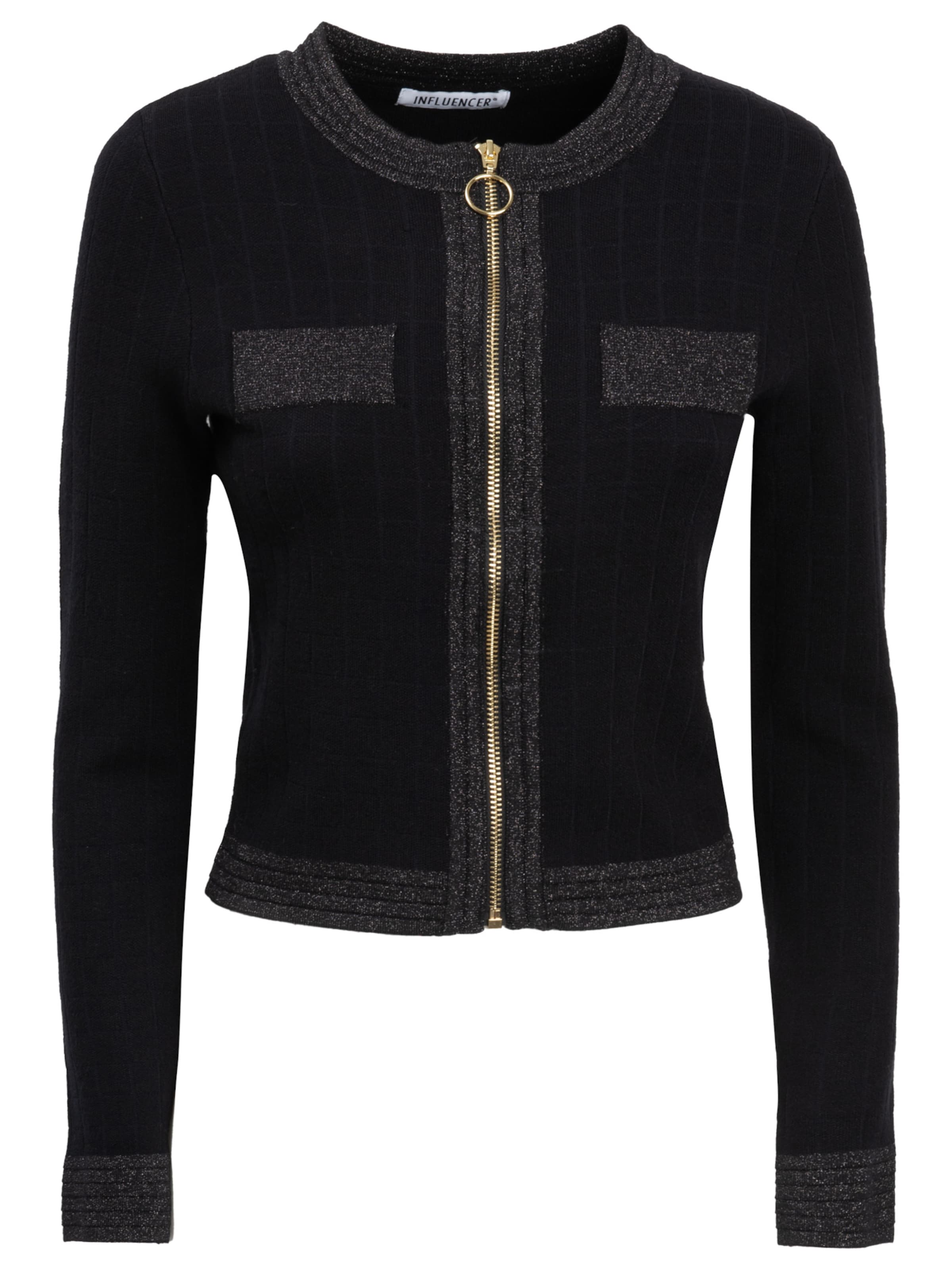 Influencer Kofta i svart: framsida