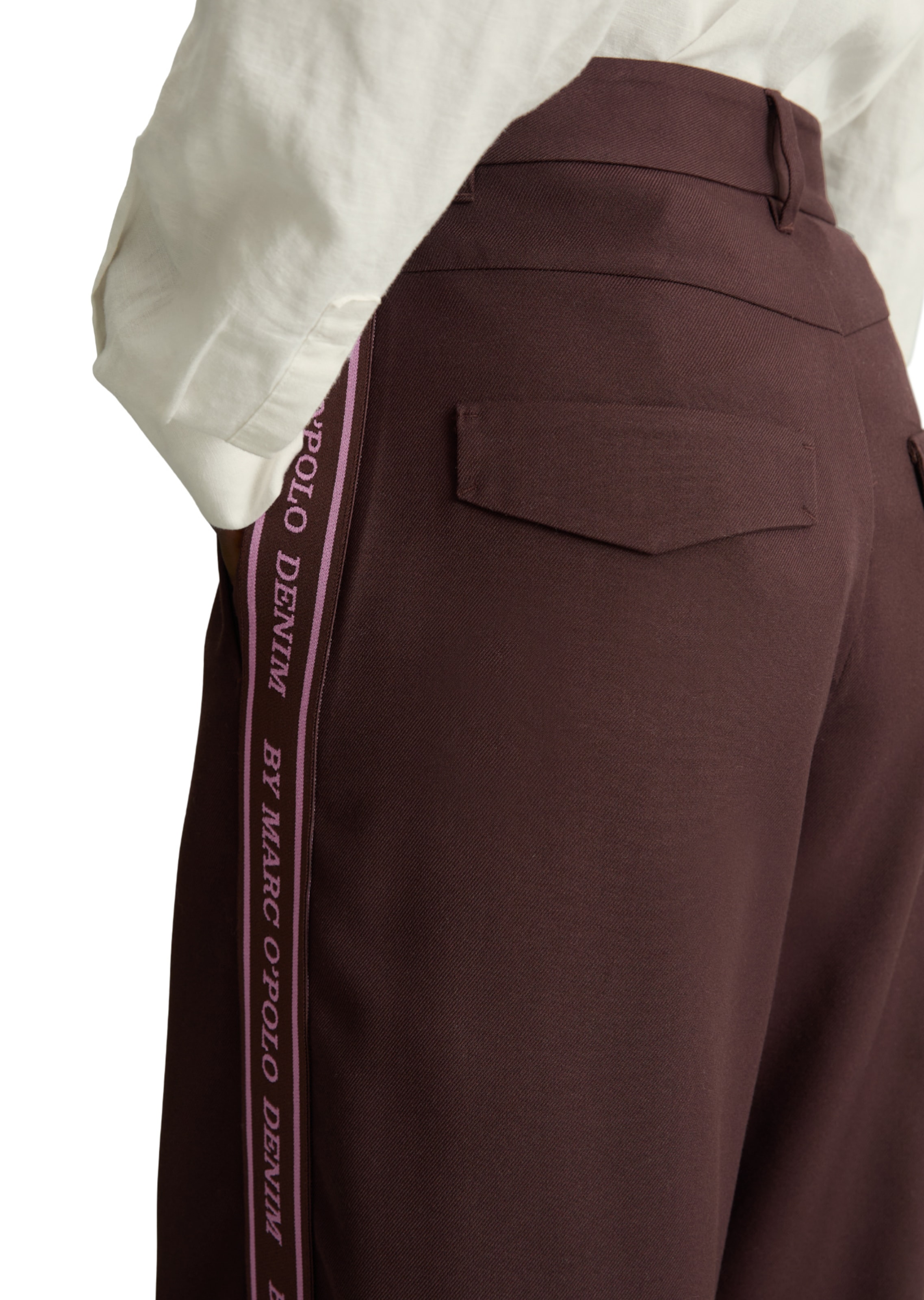 Loosefit Pantalon Marc O'Polo DENIM en marron