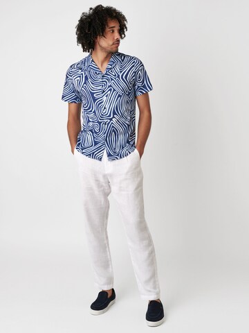 DESOTO Slim fit Overhemd in Blauw