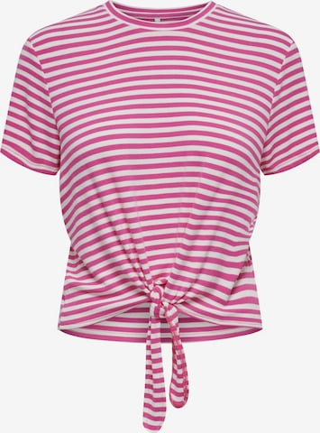 ONLY Тениска 'ONLBELIA' в розово: отпред