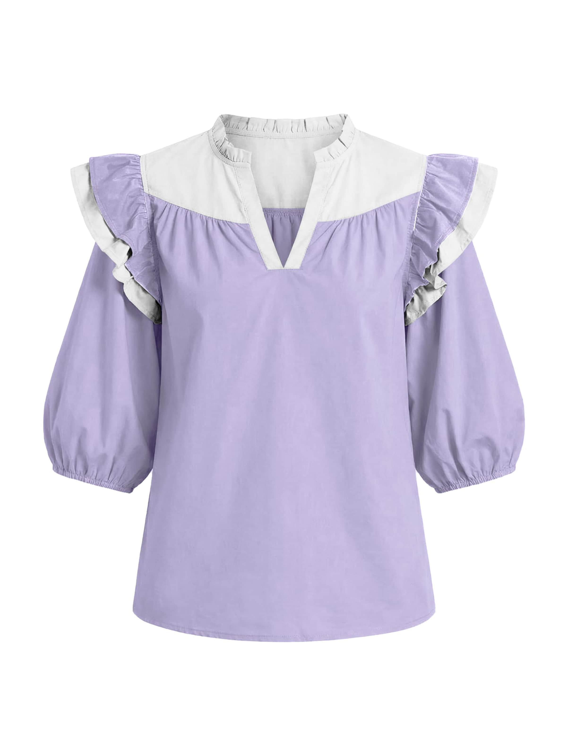 Imily Bela Блуза в лилав: отпред