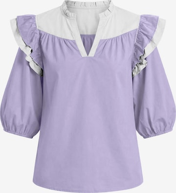 Imily Bela Блуза в лилав: отпред
