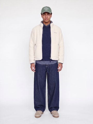 Giacca di pile di JACK & JONES in bianco