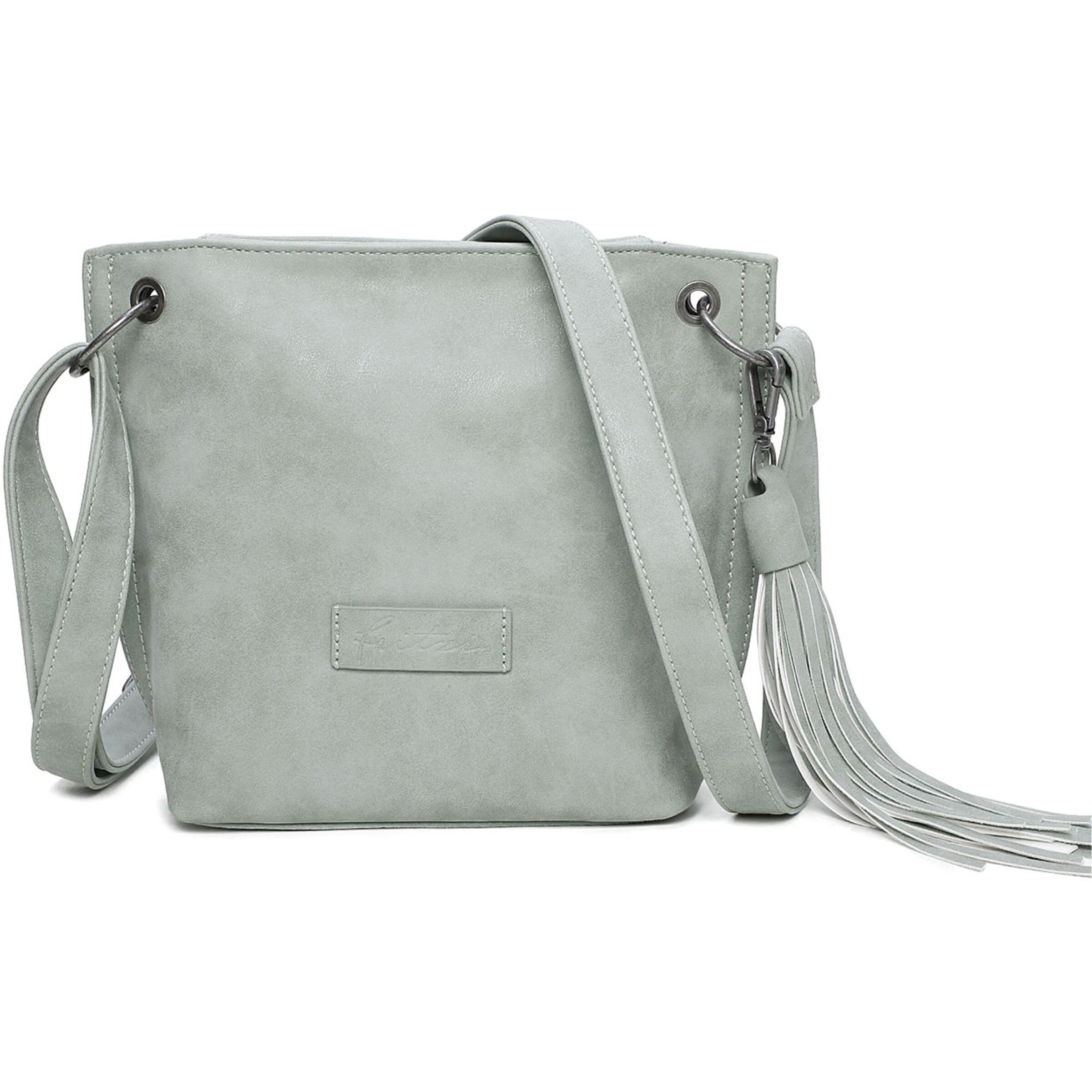 Fritzi aus Preußen Schoudertas 'Fritzi' in Groen: voorkant