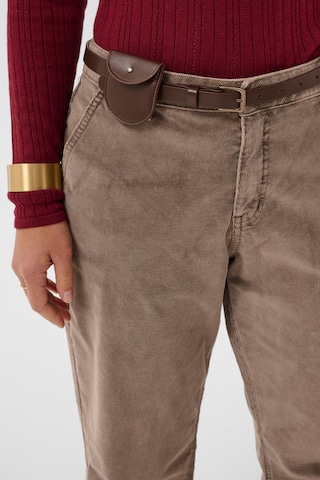 évasé Pantalon 'CRBrady' Cream en marron