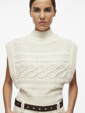 Cardigan ROUGE EDIT en blanc