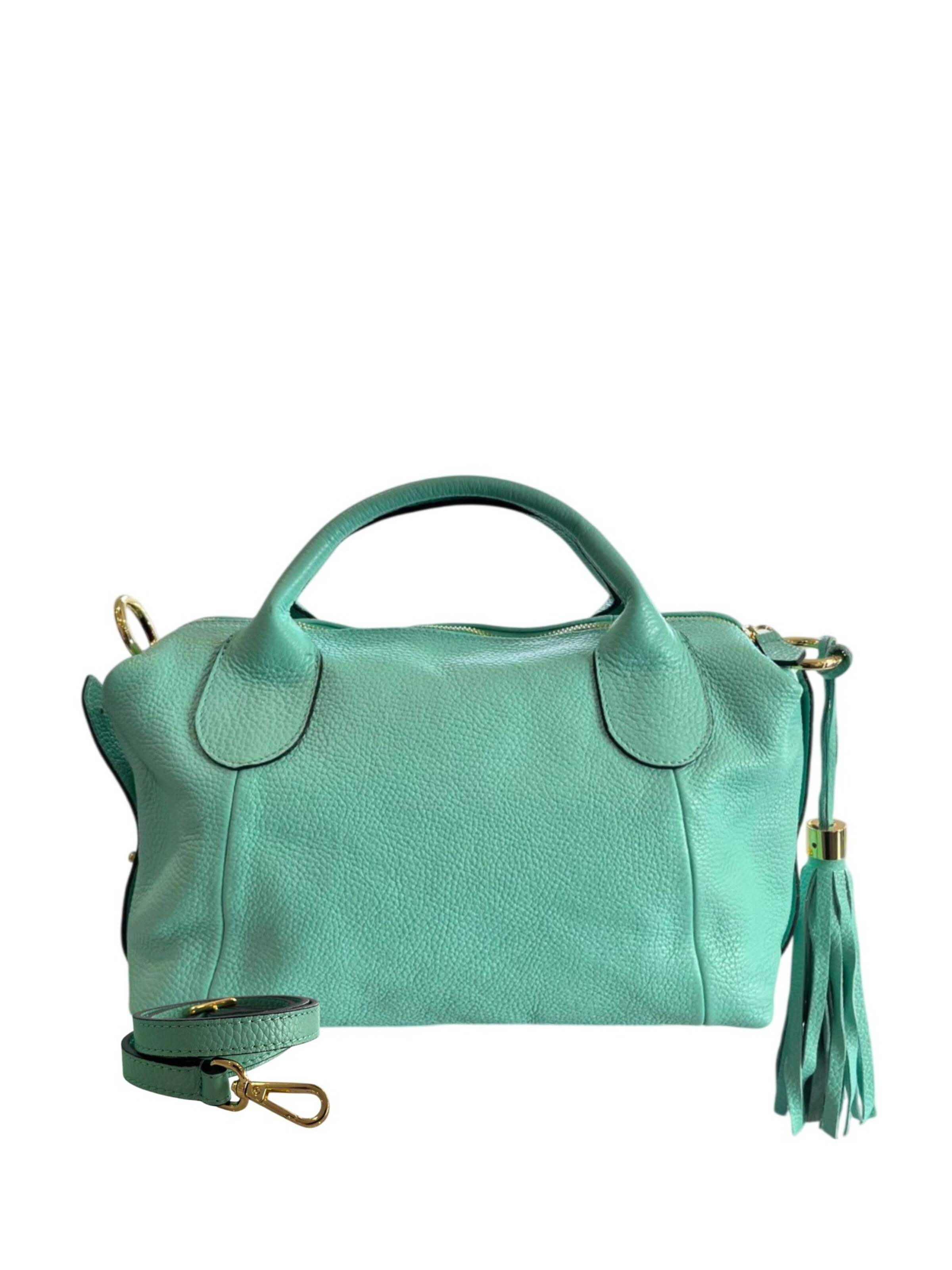 Borsa a mano 'Borsa a Mano Donna Pelle Vacchetta 100% - Modello Lucca Baldinini' di Baldinini Trend in blu