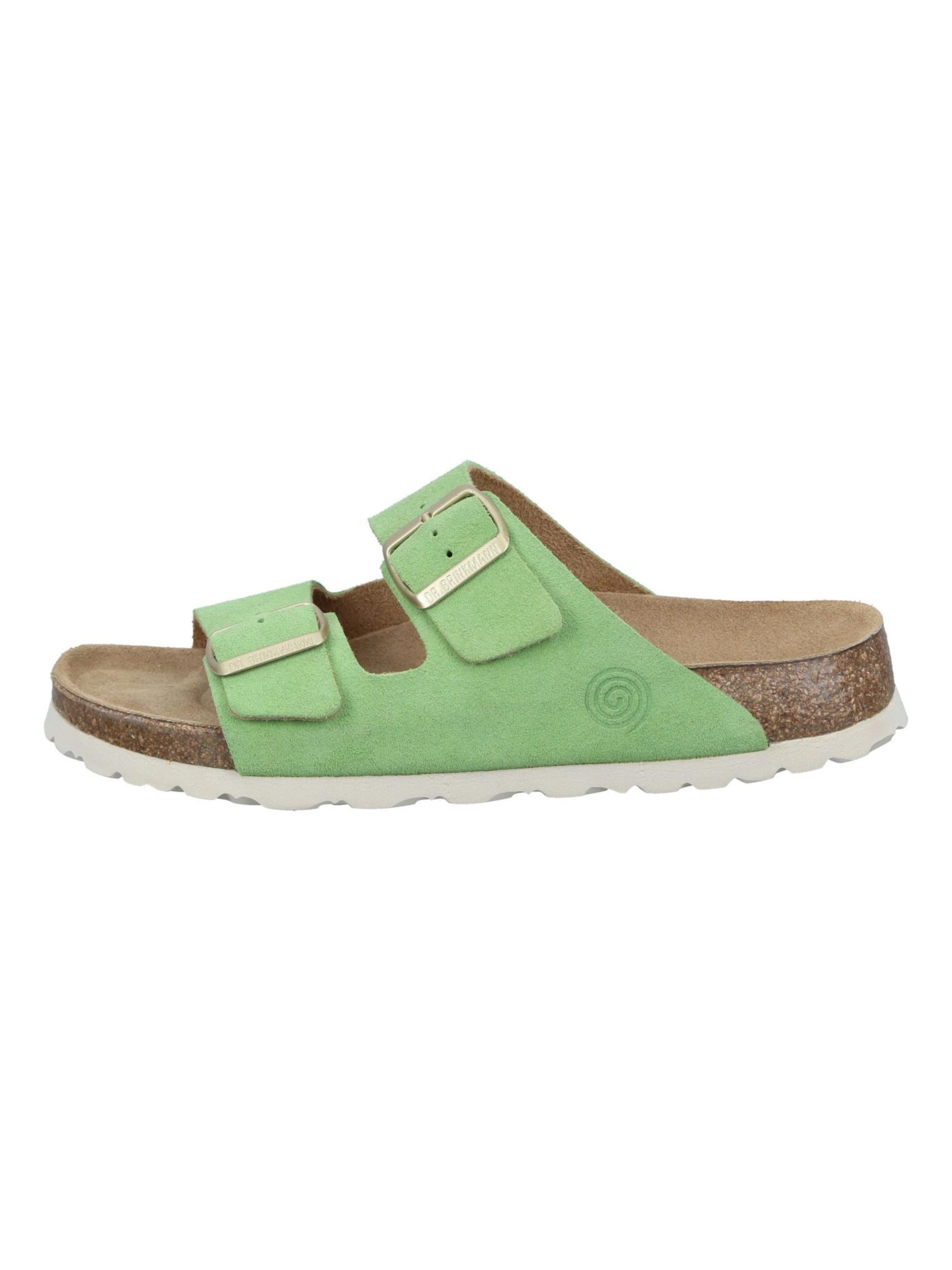 DR. BRINKMANN Mules 'BONILLO' in Green