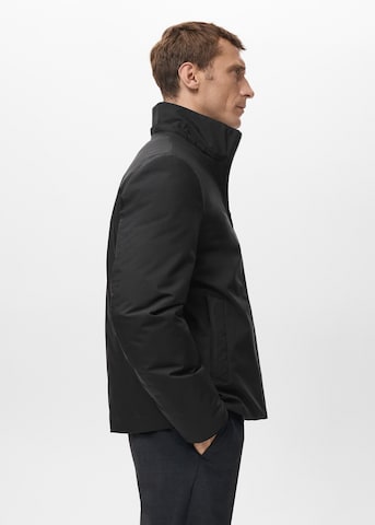 MANGO MAN Between-Season Jacket 'Cunen' in Black