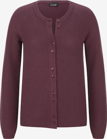 Cardigan Goldner en violet : devant