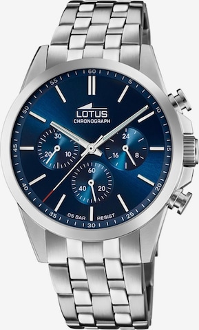 Lotus Analogové hodinky 'Chronograph Chrono' – modrá: přední strana