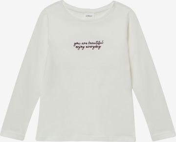 s.Oliver Shirt in Beige: front