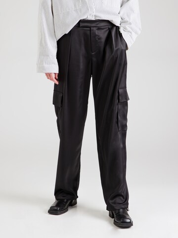 BOSS Loosefit Hose 'C_Targov' in Schwarz: Vorderseite