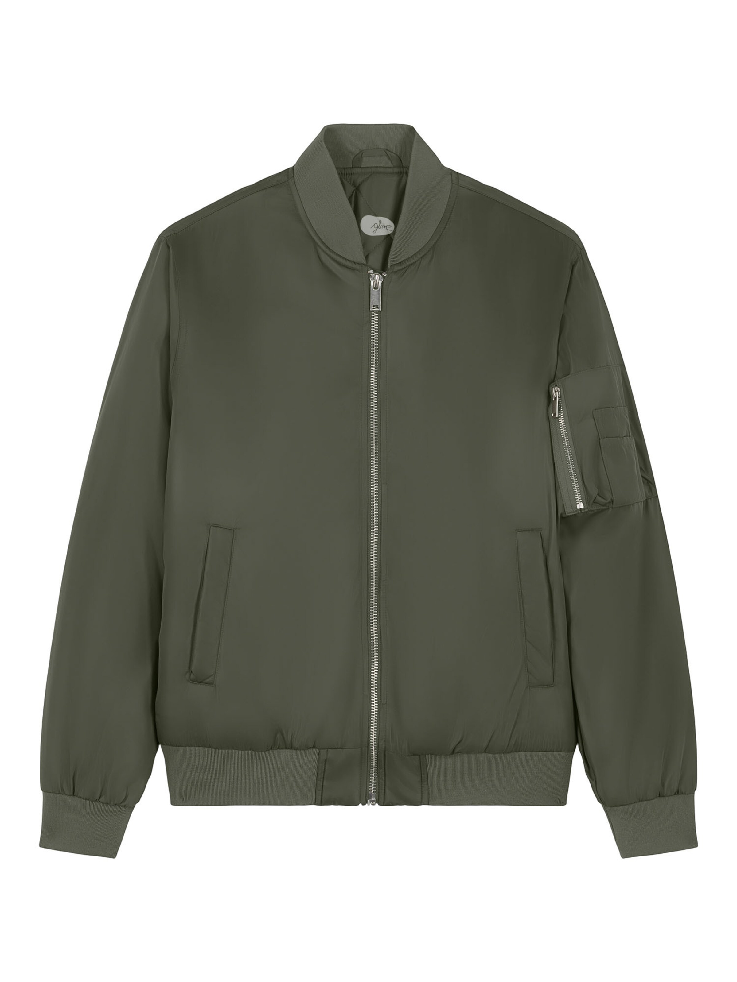glore Between-Season Jacket 'Iwon' in Green: front
