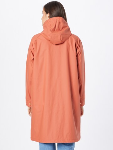 Derbe Between-Seasons Coat 'Friese Wide' in Orange