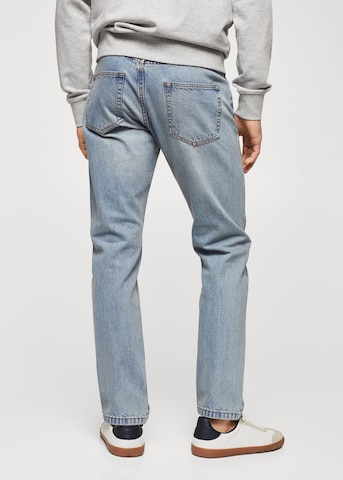 MANGO MAN Regular Jeans 'Bob' in Blau