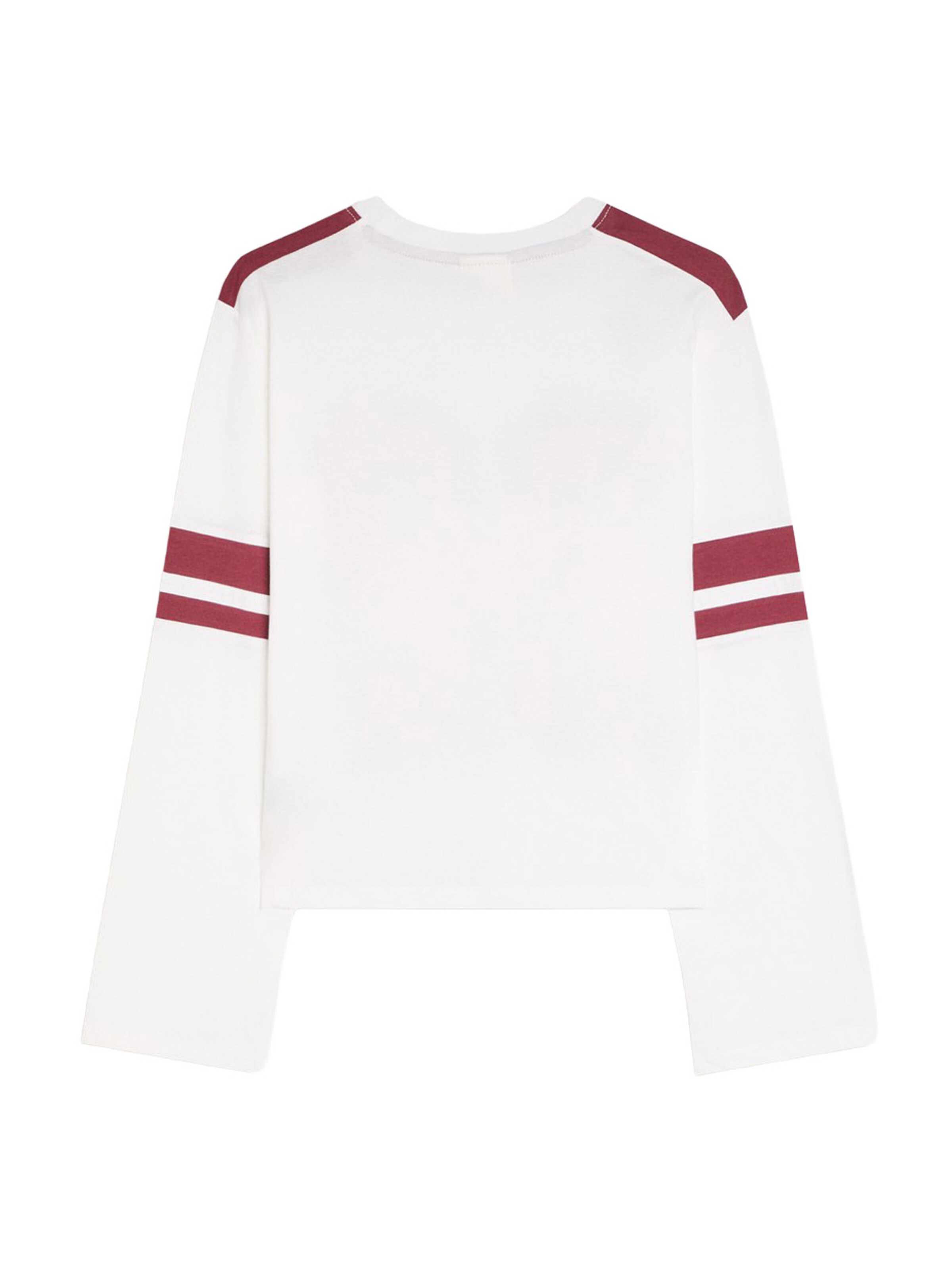 Bershka Shirt in White: back