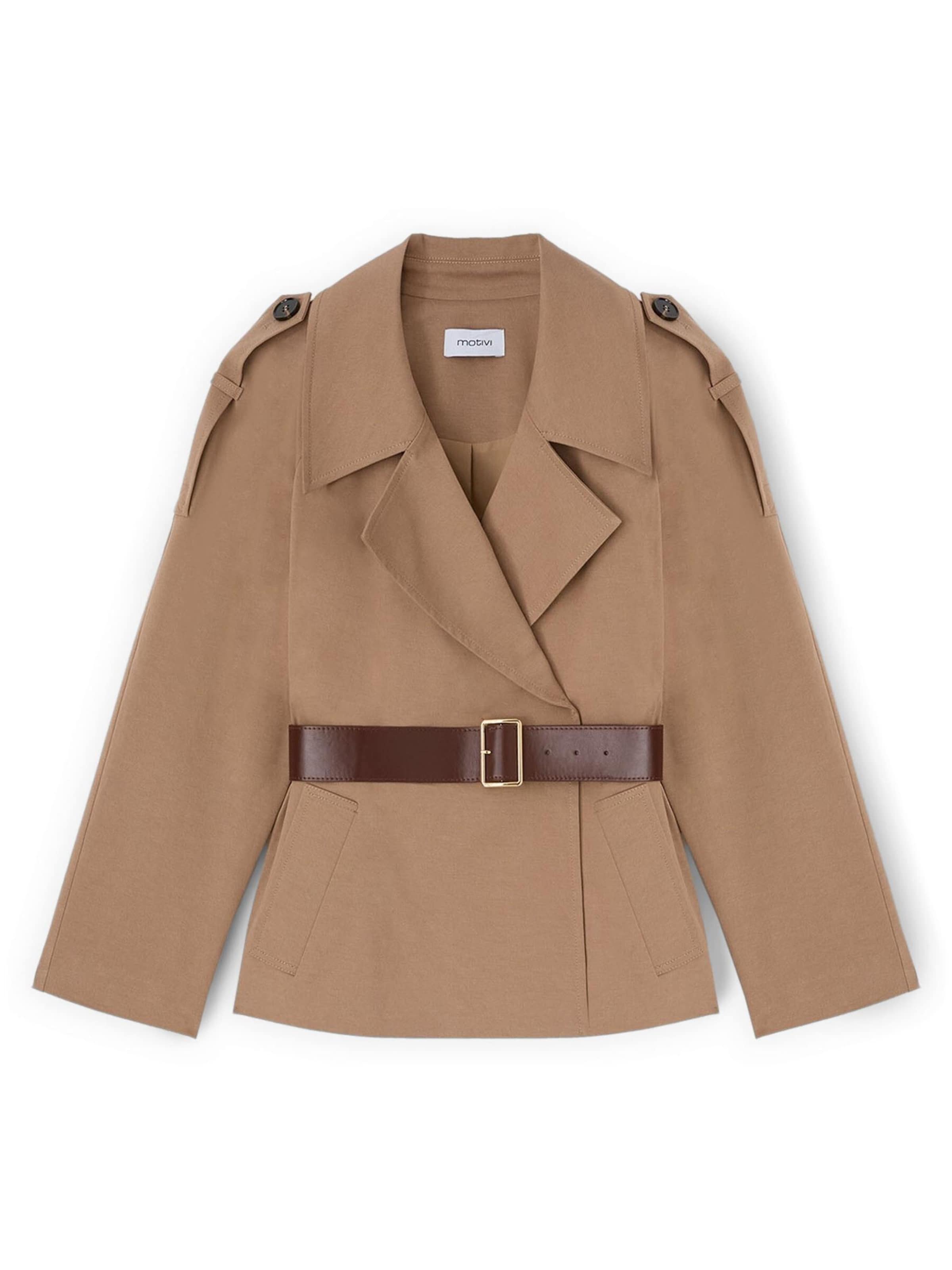 Cappotto invernale di MOTIVI in beige: frontale