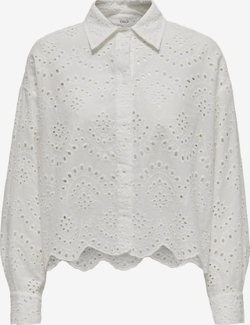 ONLY Blouse 'Valais' in Wit: voorkant