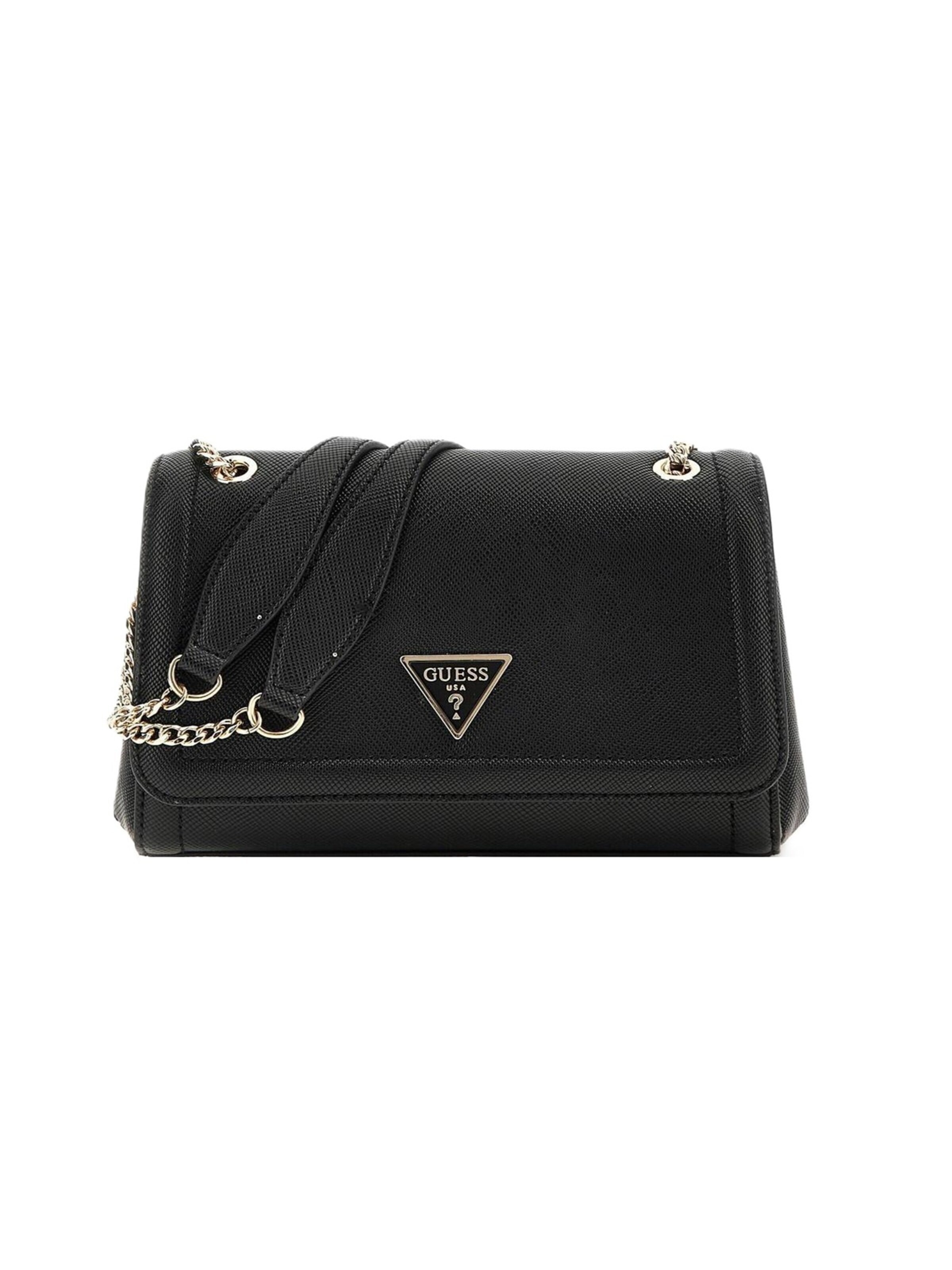 Borsa a spalla 'zg967221' di GUESS in nero: frontale