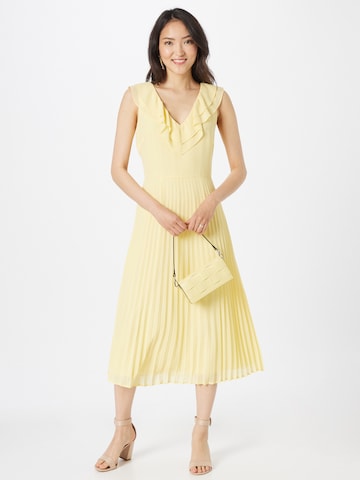 Warehouse Cocktail Dress in Yellow