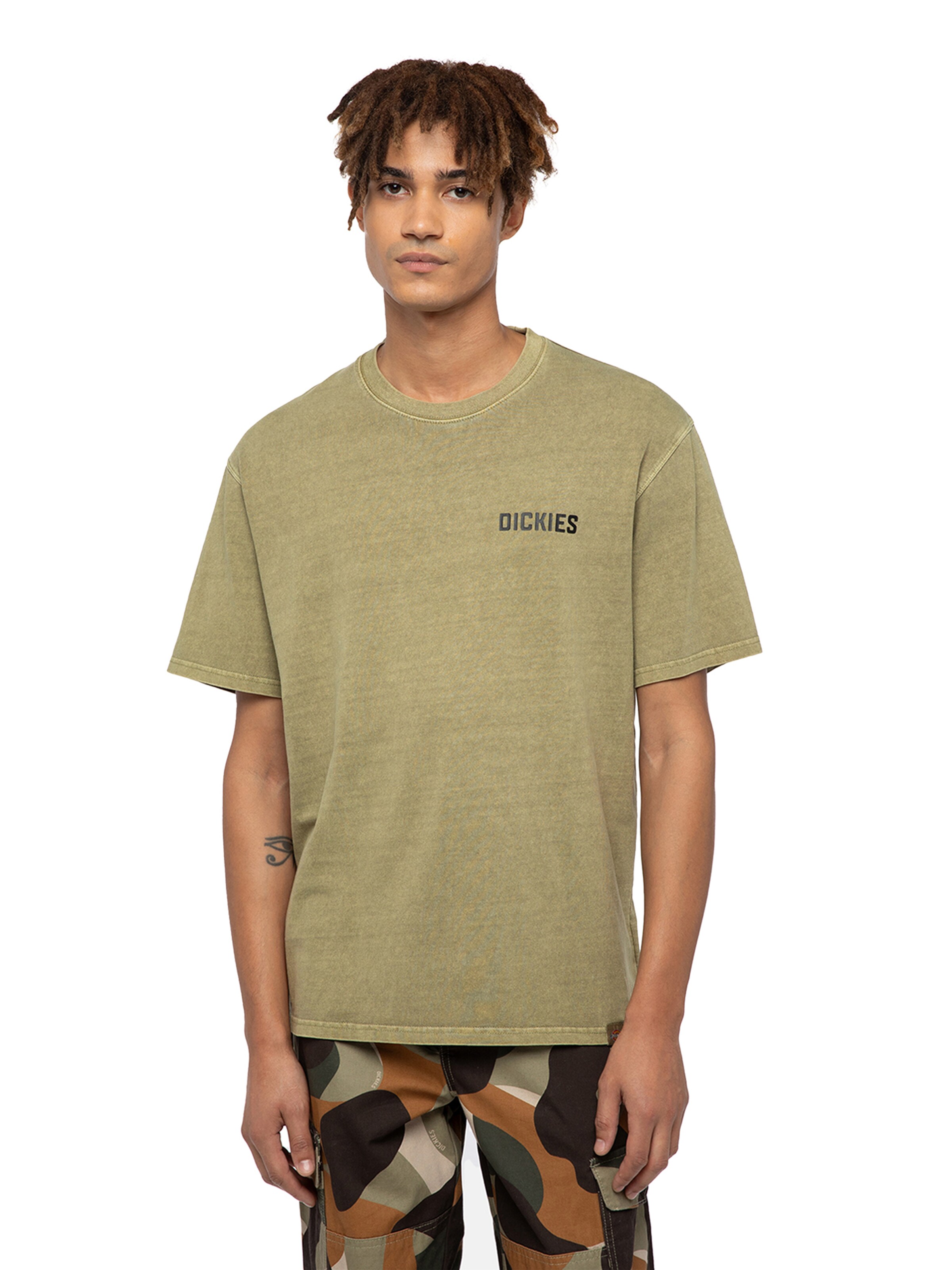 DICKIES Bluser & t-shirts 'HIGH FLYING WORKWEAR' i beige: forside