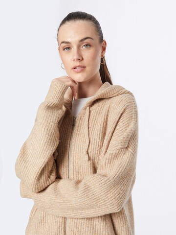 ABOUT YOU Knit cardigan 'Jolin' in Beige