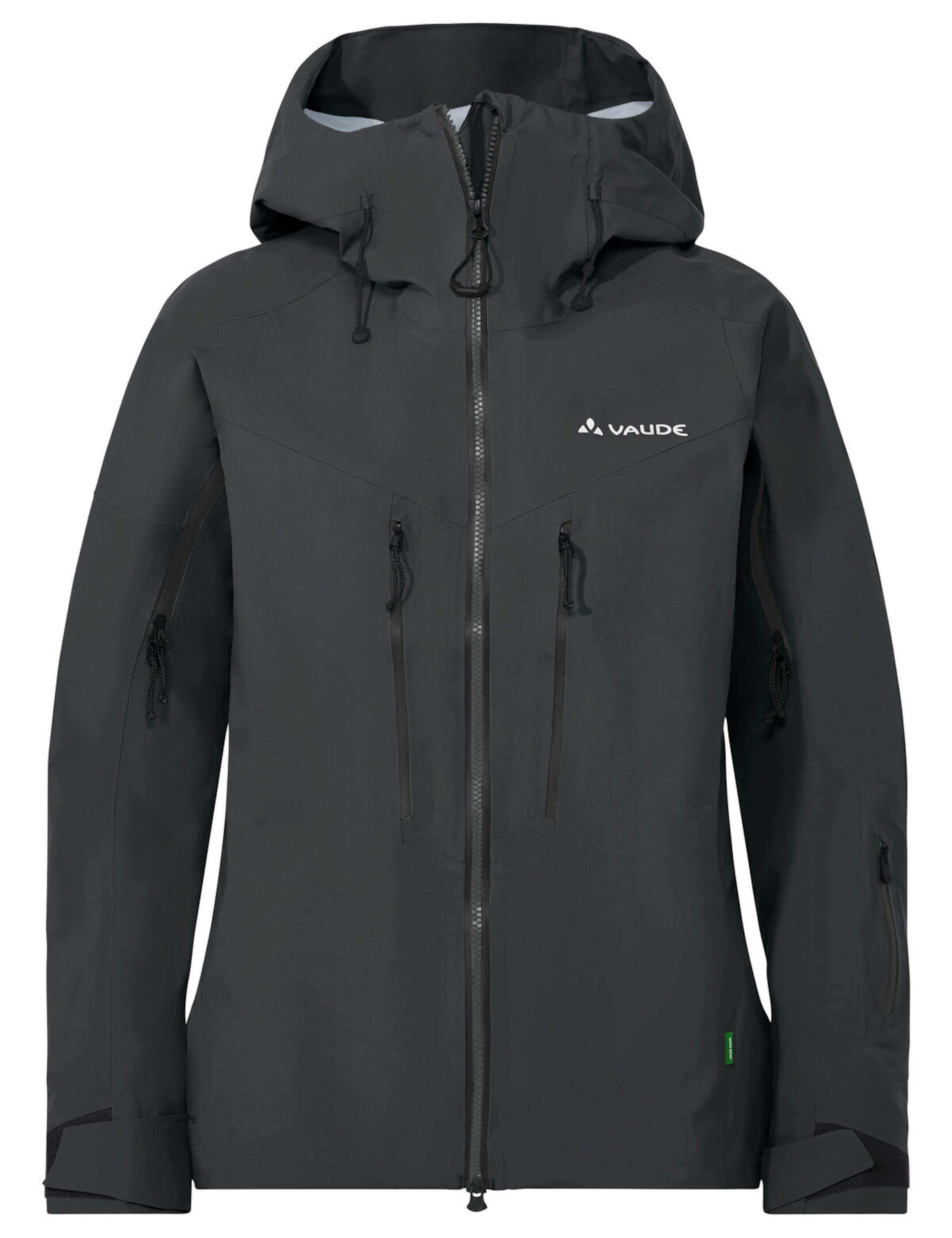VAUDE Outdoorjacke 'Monviso II' in Grau: Vorderseite