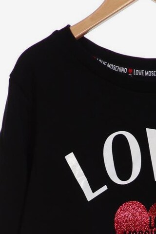 Love Moschino Sweatshirt & Zip-Up Hoodie in L in Black