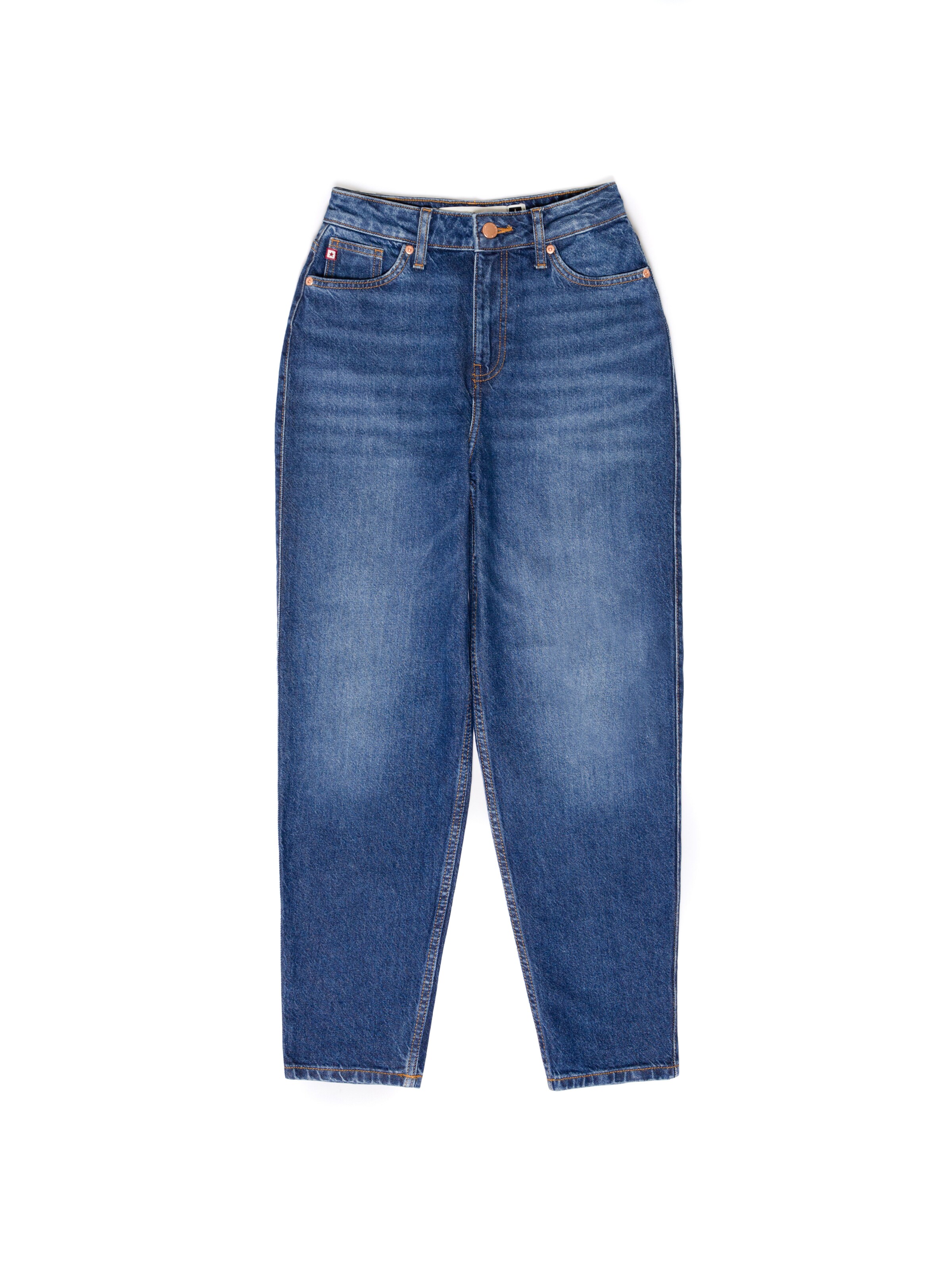 BIG STAR Tapered Jeans 'SILLA' in Blauw: voorkant