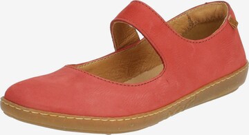 EL NATURALISTA Ballet Flats in Red: front