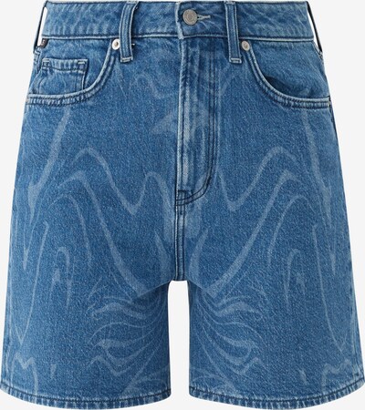 QS Jeans i blue denim / hvid, Produktvisning