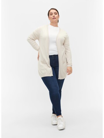 Zizzi Cardigan 'MCARRIE' i beige