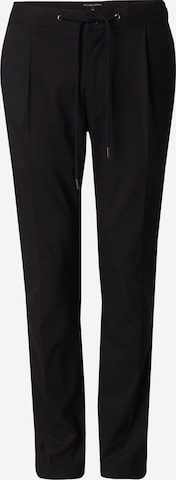 Michael Korsregular Hlače s naborima 'TECH TROP COMFORT' - crna boja: prednji dio
