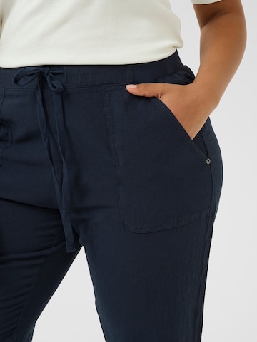 KAFFE CURVE Tapered Hose 'KCNana' in Blau