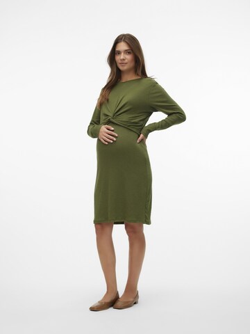 MAMALICIOUS Kleid 'MLFREDERIKKE JUNE' in Grün: Vorderseite