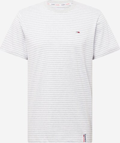 Tommy Jeans Majica u mornarsko plava / svijetlosiva / vatreno crvena / bijela, Pregled proizvoda
