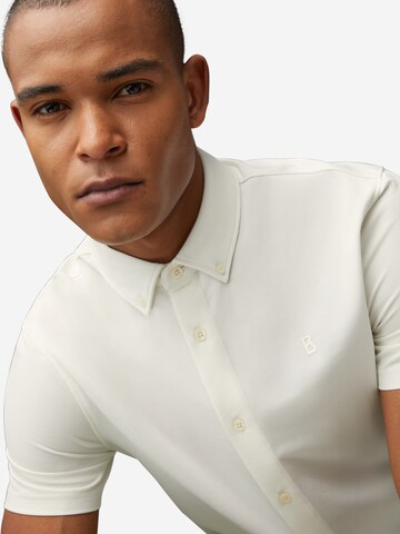 BOGNER Regular fit Button Up Shirt 'Franz' in White