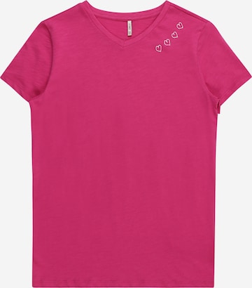 KIDS ONLY Shirt 'VINNI' in Pink: front