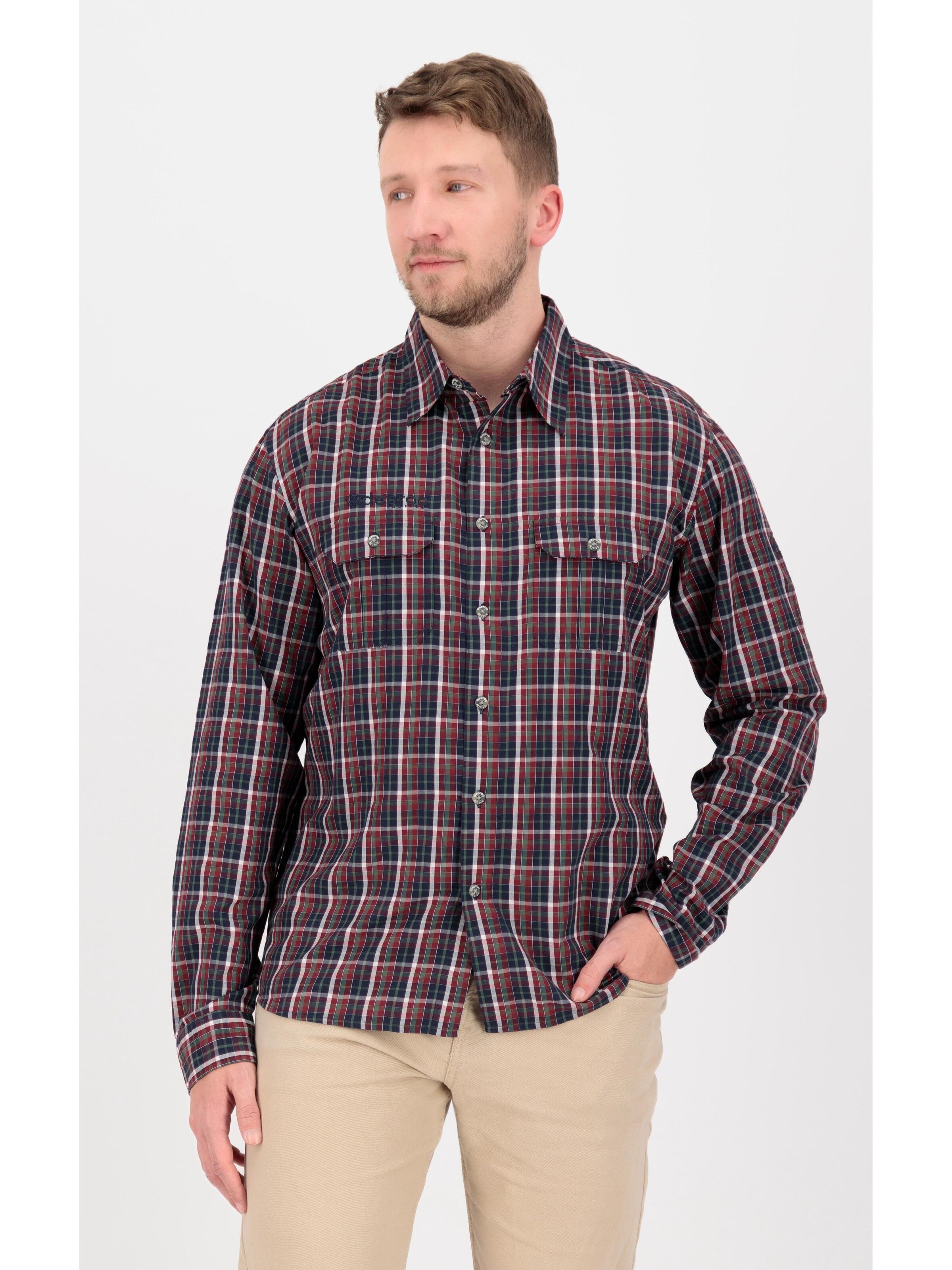 Regular fit Camicia 'DENVER II Men' di deproc in rosso: frontale