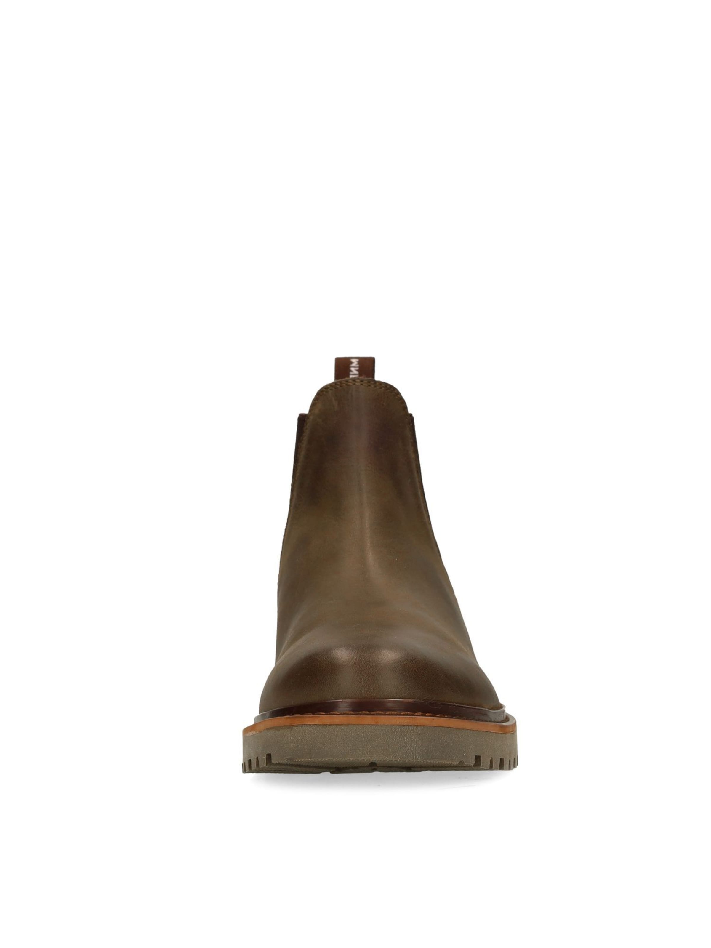 MANFIELD Chelsea Boots in Grün