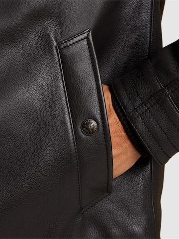 Veste mi-saison 'Auckland Fur leather jacket' PME Legend en marron : devant