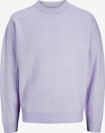 purpurinė JACK & JONES Megztinis 'JJESoho Ollie': priekis
