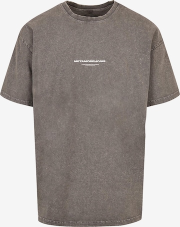 MJ Gonzales Тениска 'Metamorphose' в сиво: отпред