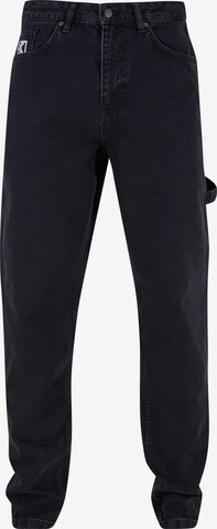 Tapered Jeans di Karl Kani in nero: frontale