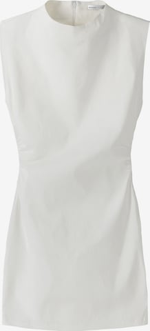 Robe Bershka en blanc : devant