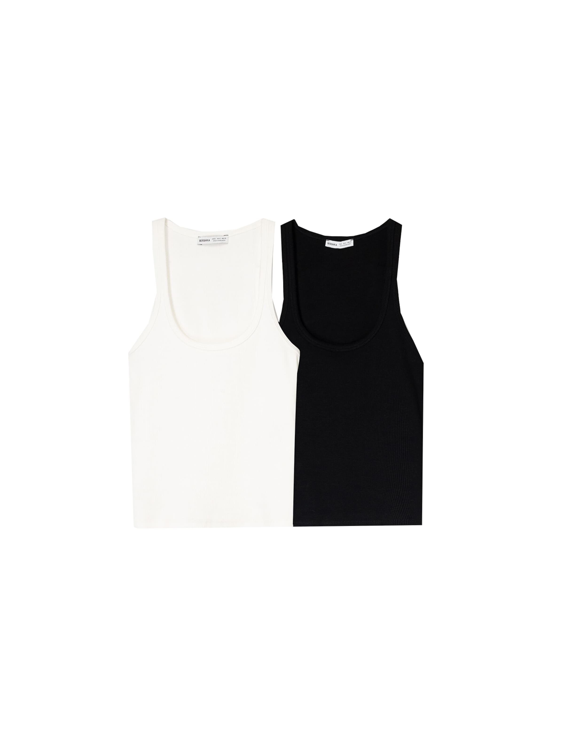 Bershka Topp i svart: framsida