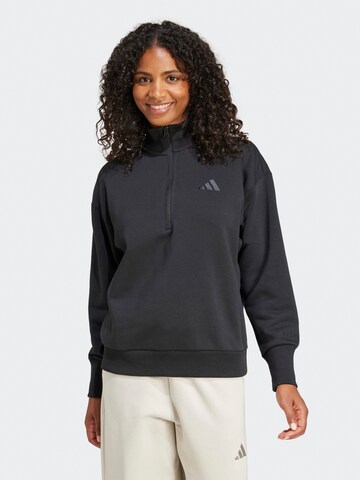 ADIDAS SPORTSWEAR Αθλητική μπλούζα φούτερ 'ALL SZN' σε μαύρο: μπροστά